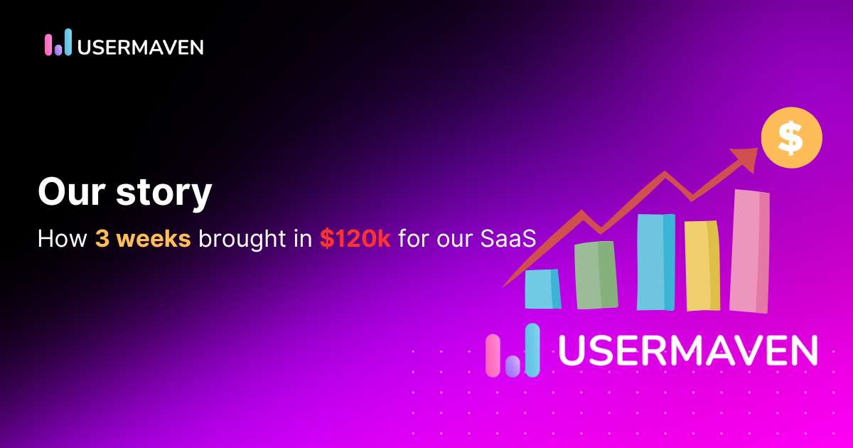 How we made $120,260 in 3 weeks of launching our SaaS