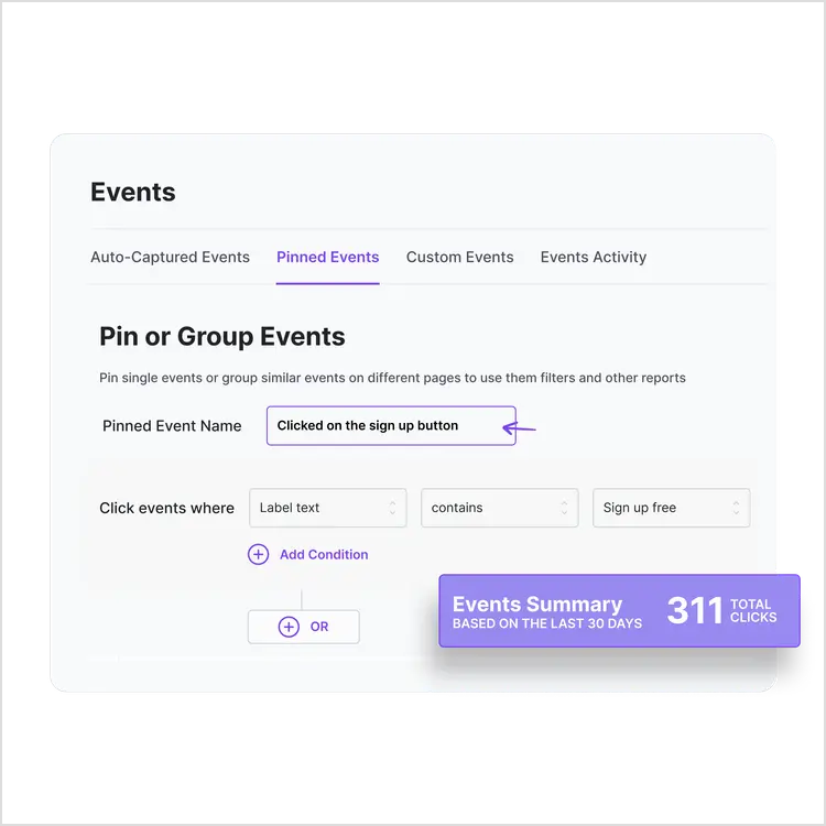 Events in Usermaven 