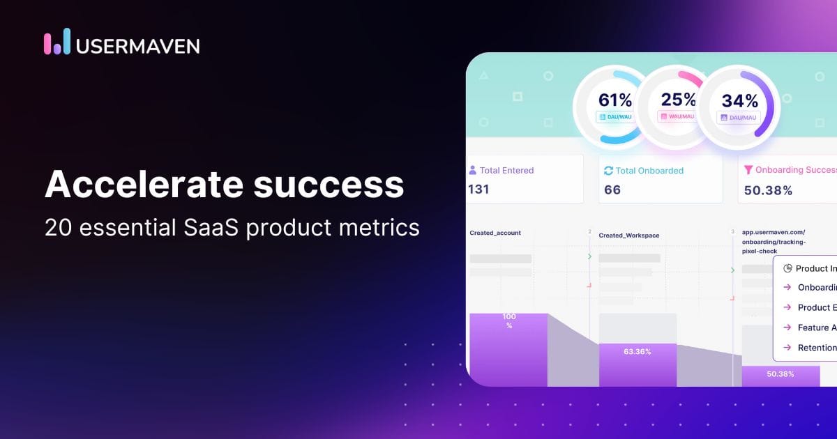 20 SaaS product metrics to track for success