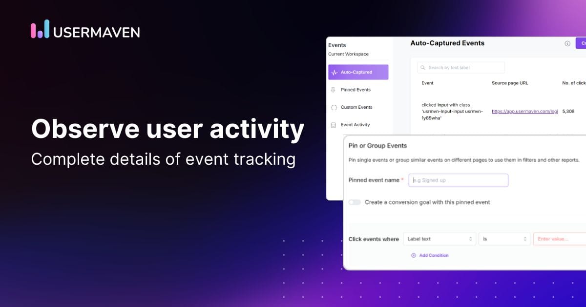 Event tracking