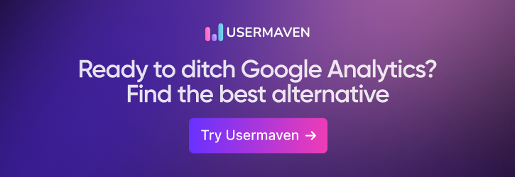 Ready to ditch GA4 alternative - Try Usermaven