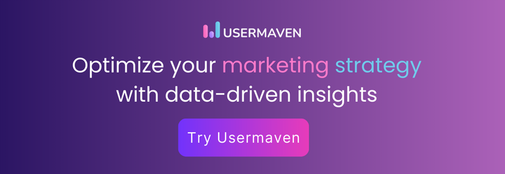 Try Usermaven to optimize your marketing  strategy with data-driven insights
