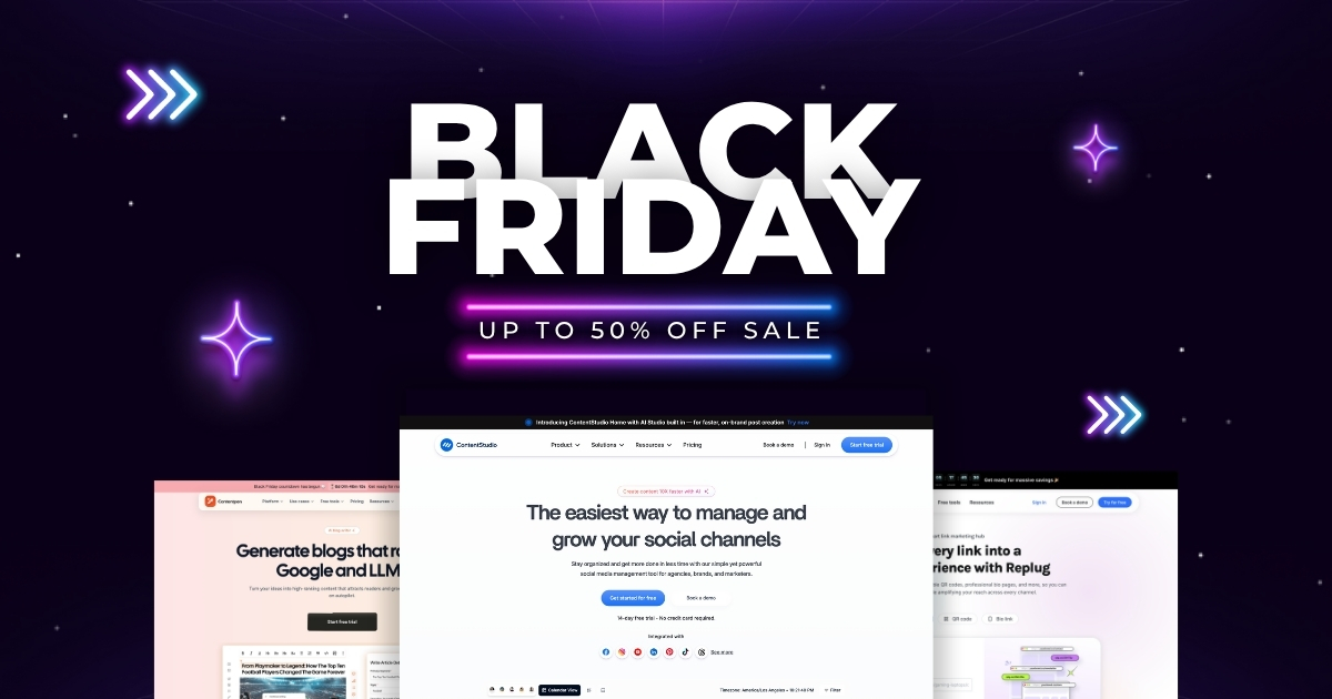 "Discover the best Black Friday SaaS deals of 2025 and unlock exclusive discounts on top software tools.