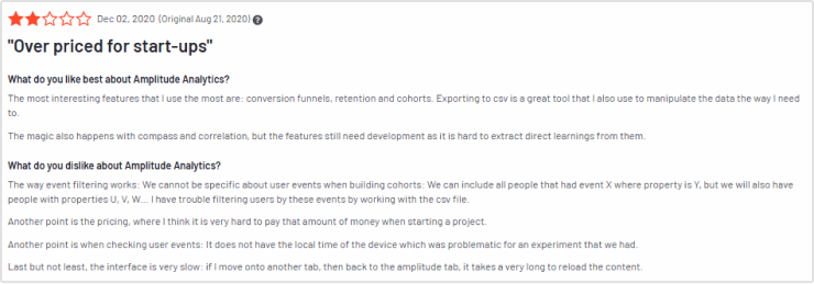 Review about Amplitude pricing