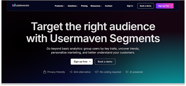 Segmentation-Usermaven