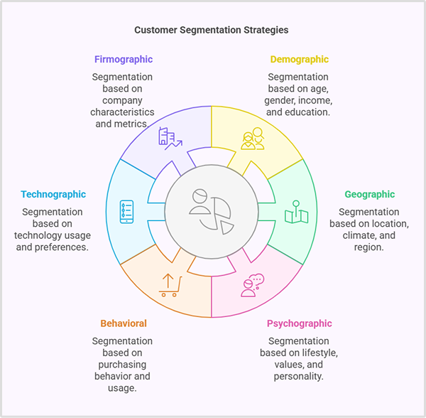 Types of customer segmentation strategies