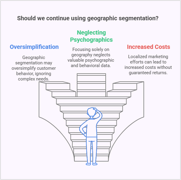 limitations of geographic segmentation