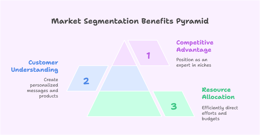 Market segmentation benefits