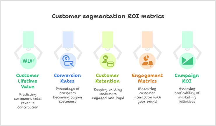 Metrics for advanced customer segmentation