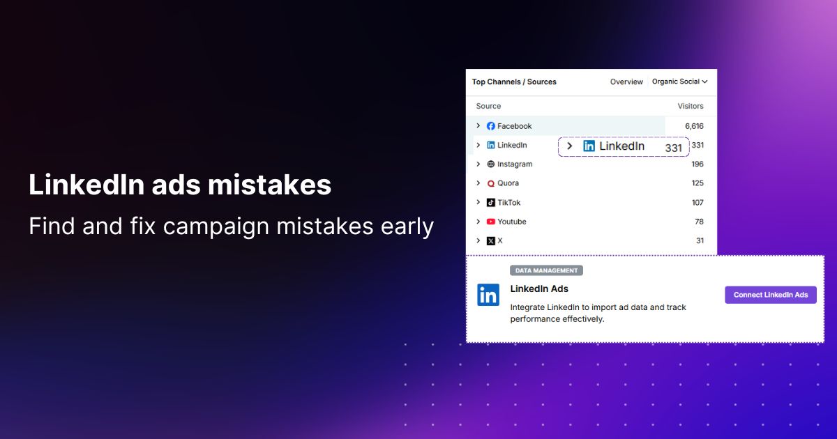 LinkedIn ads mistakes