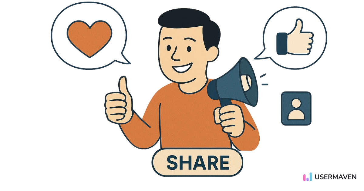 Advocacy stage of user journey - Usermaven