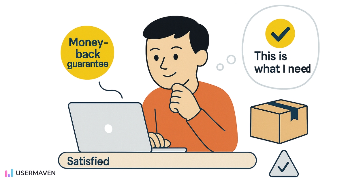 Decision stage of user journey - Usermaven