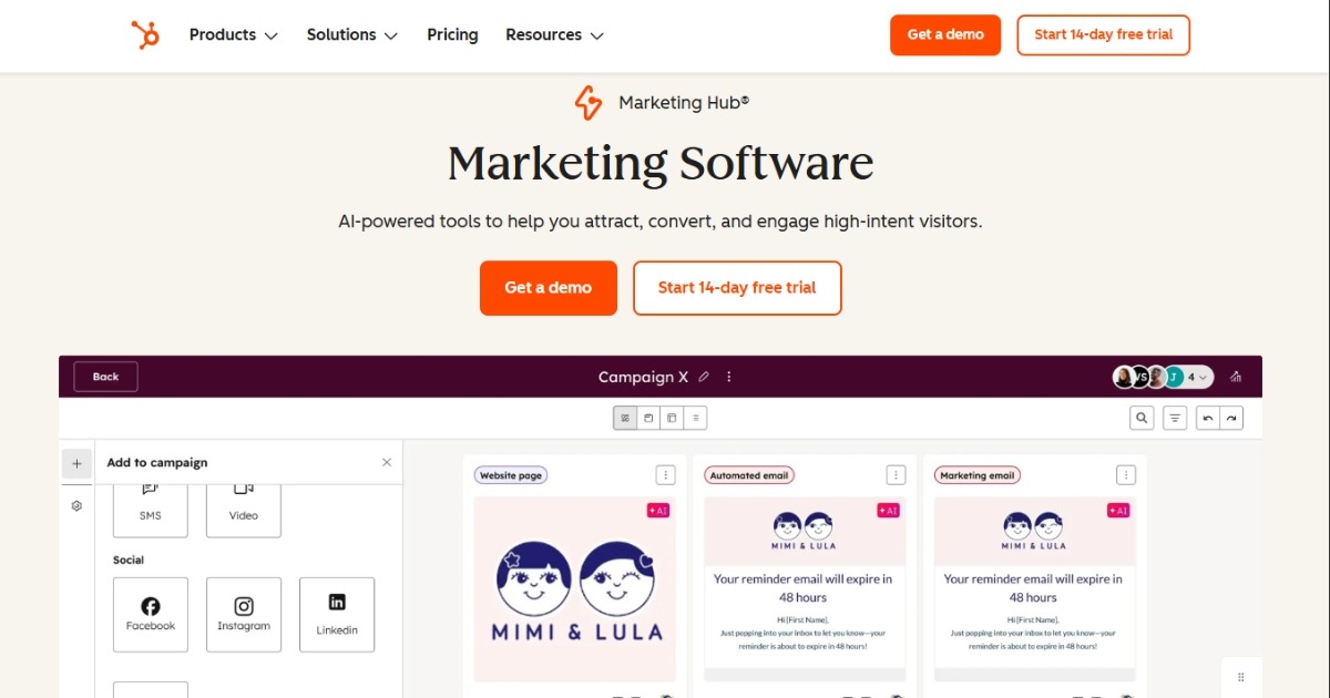 HubSpot Marketing Hub