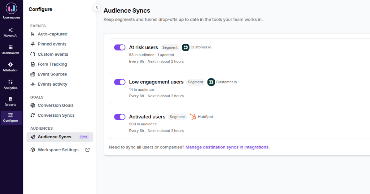 HubSpot Reverse ETL
