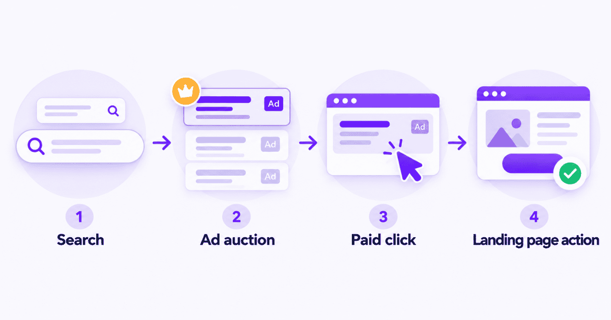 How does PPC advertising work
