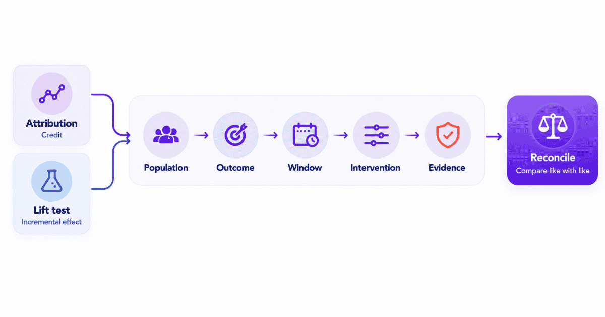 Five checks to reconcile attribution and incremental lift