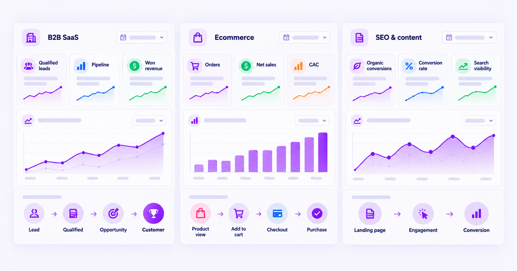 B2B ecommerce SEO dashboards